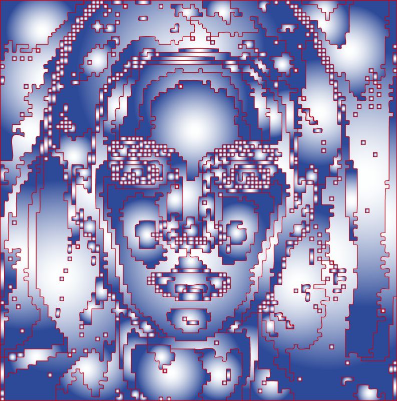 Metropolis in blue - by Tony Karp